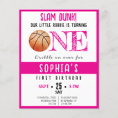 Schattigee Rookie Basketbal Budget Meisje 1e Verja (Voorkant)