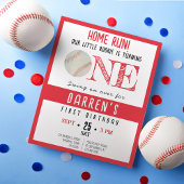 Schattigee Rookie Honkbal Budget 1e Verjaardag Uit