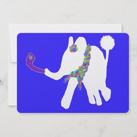 Schattigee Rosh Hashanah ראש השנה shofar witte oli Feestdagenkaart (Voorkant)