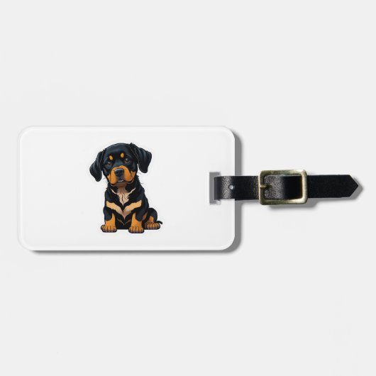 Schattigee Rottweiler - Cadeaus voor Rottweiler Ho Bagagelabel (Voorkant horizontaal)