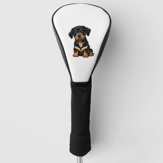 Schattigee Rottweiler - Cadeaus voor Rottweiler Ho Golfheadcover (Voorkant)