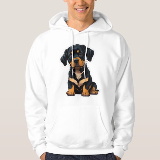 Schattigee Rottweiler - Cadeaus voor Rottweiler Ho Hoodie (Voorkant)