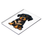 Schattigee Rottweiler - Cadeaus voor Rottweiler Ho Notitieboek (Linkerzijde)