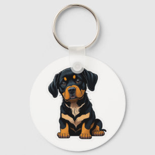 Schattigee Rottweiler - Cadeaus voor Rottweiler Ho Sleutelhanger