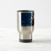 Schattigee Rottweiler Dog Christmas Santa Hat Snee Reisbeker (Center)