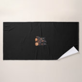 Schattigee Rottweiler Dogs Happy Halloween Pumpkin Badhanddoek (Badhanddoek)