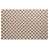 Schattigee Rottweiler Puppy & Botten Pattern Stof (Fat Quarter)