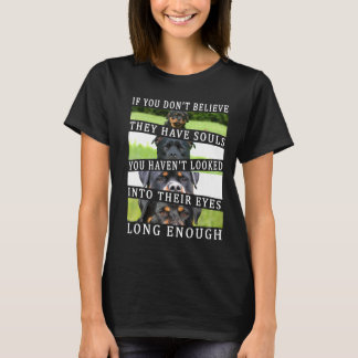 Schattigee Rottweiler Rottie Eyes Look Dog Have So T-shirt