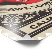 Schattigee Rottweiler Rottie met Spieren Foto Afdruk (Hoek)