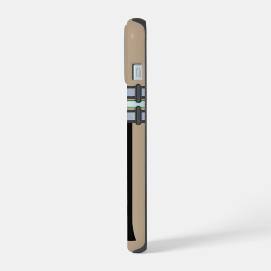 Schattigee Rough Collies Dog Art iPhone 15 Case (Linkerkant)