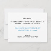 Schattigee Row Boat Flat We're Moving Aankondiging (Achterkant)