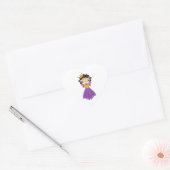 Schattigee Royal Princess Heart Sticker (Envelop)