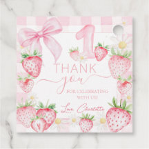 Schattigee Roze Aardbeien Berry Eerste 1e Verjaard