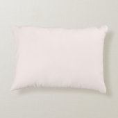 Schattigee roze achtergrond Pastel matching Accent Kussen (Achterkant)