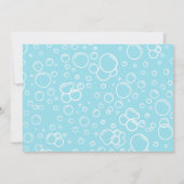 Schattigee Roze Axolotl Onder het Zee Verjaardag Bedankkaart (Achterkant)