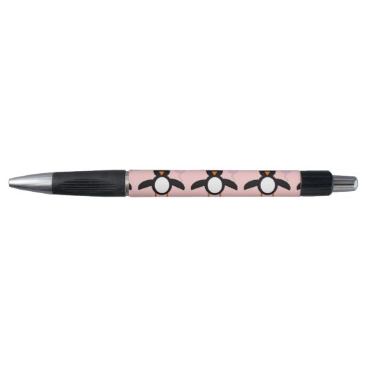 Schattigee Roze Baby Meisje Penguin Pen (Voorkant)