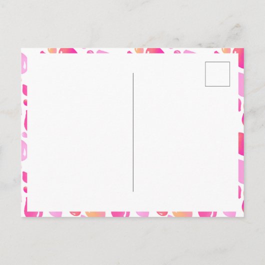 Schattigee Roze Ballonnen Girly Foto Verjaardag Be Briefkaart (Achterkant)