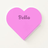 SCHATTIGEE ROZE BEAGLE PUPPY DOG MET PAW PRINTS TE NOTITIEBOEK (Achterkant)