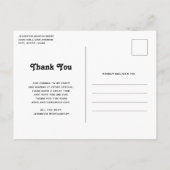 Schattigee roze biggen dierenfoto dank u briefkaart (Achterkant)