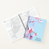 Schattigee Roze Bloemen Girly Planner Notitieboek (Binnen)