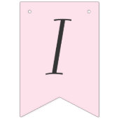 Schattigee Roze Bloemen Het is een Meisje Baby sho Vlaggetjes (Derde vlag)