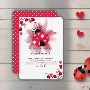 Schattigee Roze Bloemen Onze Kleine Liefde Bug Bab Informatiekaartje