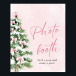 Schattigee Roze Bogen Kerstboom Foto Booth Sign Poster<br><div class="desc">Schattigee Roze Bogen Kerstboom Foto Booth Sign 🎀🎄 Maak uw baby shower onvergetelijk met deze schattige foto booth teken! Met zoete roze strikken, een feestelijke kerstboom en een zachte besneeuwde roze achtergrond, moedigt het gasten aan om een pose aan te nemen en speciale herinneringen vast te leggen. 💕 Perfect voor...</div>