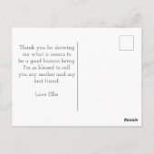 Schattigee Roze Boho Olifanten Happy Moederdag Briefkaart (Achterkant)