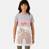 Schattigee Roze Boho Regenboog Meisjes All-Over Pr Schort (Insitu)