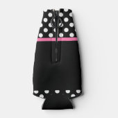 Schattigee roze boog naam flesjeskoeler (Achterkant)