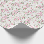 Schattigee Roze Bow Floral Coquette Cadeaupapier<br><div class="desc">Schattigee Roze Bow Bloemen Coquette Wrapping Papier. Overeenkomende objecten beschikbaar.</div>