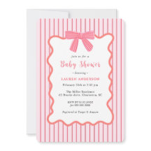 Schattigee Roze Bow, Meisje Baby shower
