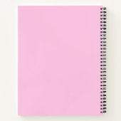 Schattigee Roze Bow Notitieboek (Achterkant)