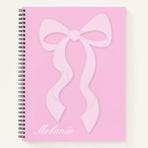 Schattigee Roze Bow Notitieboek