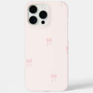 Schattigee Roze Bow Patroon Telefoonhoes iPhone 16 Pro Max Hoesje