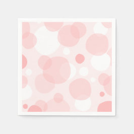 Schattigee roze bubbels servet