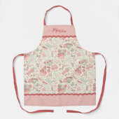 Schattigee Roze Chef Bakken Schort (Voorkant)