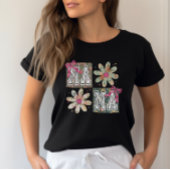 Schattigee Roze Coquette Bow Mom T-shirt