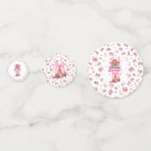 Schattigee Roze Coquette Cowgirl Bow Boots Petten  Confetti (Voorkanten)