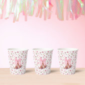 Schattigee Roze Coquette Cowgirl Laarzen en Bow Pa Papieren Bekers