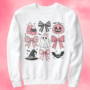 Schattigee Roze Coquette Halloween Trui