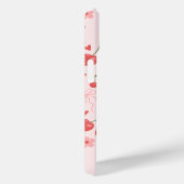 Schattigee Roze Coquette Kersen & Bogen Custom Case-Mate iPhone Case (Achterkant / Rechts)