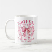 Schattigee Roze Coquette Verjaardagsfeestje Gift G Koffiemok (Links)