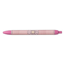 Schattigee Roze Crème Polka Dot Pen