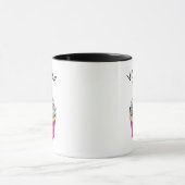 Schattigee Roze Cupcake Bakkerij Mok (Midden)