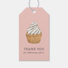 Schattigee Roze Cupcake Bedankt Cadeau Labels Cadeaulabel