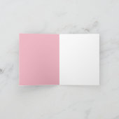 Schattigee Roze Cupcake & Cartoon Candle Verjaarda Kaart (Binnen)