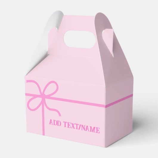Schattigee Roze Custom Bedankdoosjes (Achterkant)