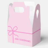 Schattigee Roze Custom Bedankdoosjes (Geopend)