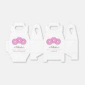 Schattigee Roze Donuts 2e Baby Sprinkle Shower Bedankdoosjes (Uitgevouwen)